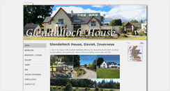 Desktop Screenshot of glendallochhouse.co.uk